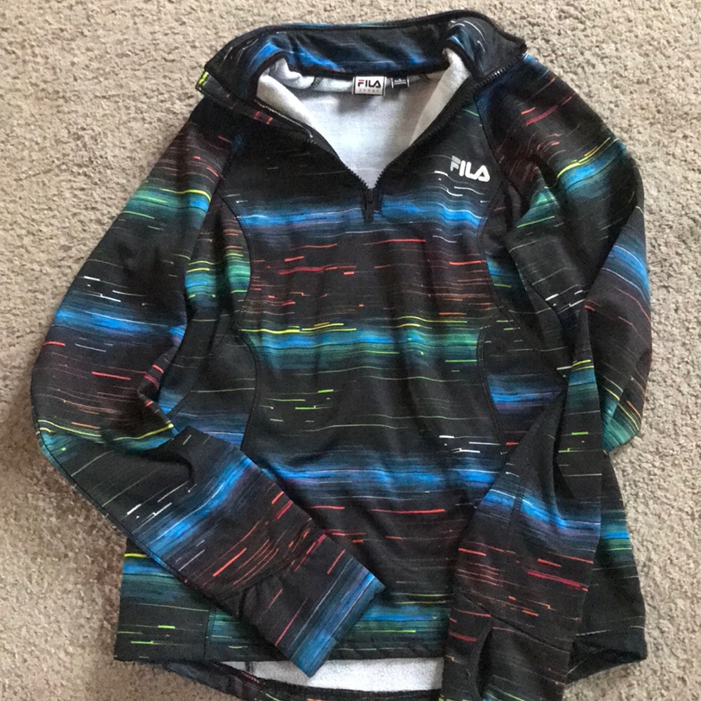 Fila half zip sweatshirt in Size S